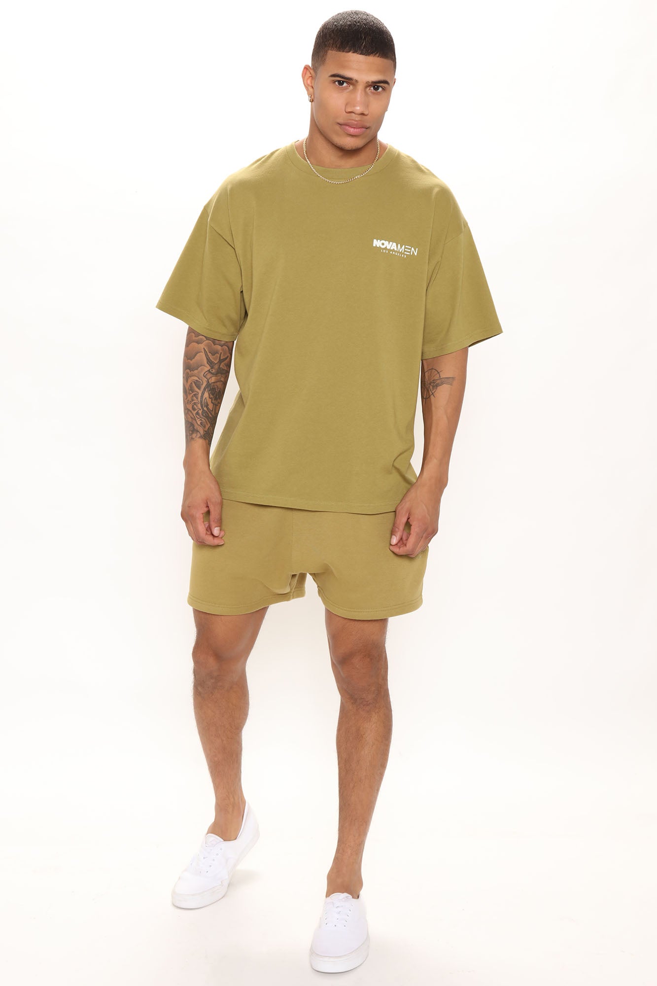 Novamen Short Sleeve Tee - Olive