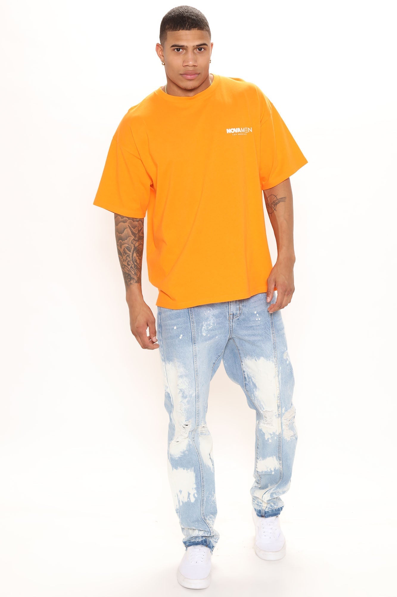 Novamen Short Sleeve Tee - Pumpkin