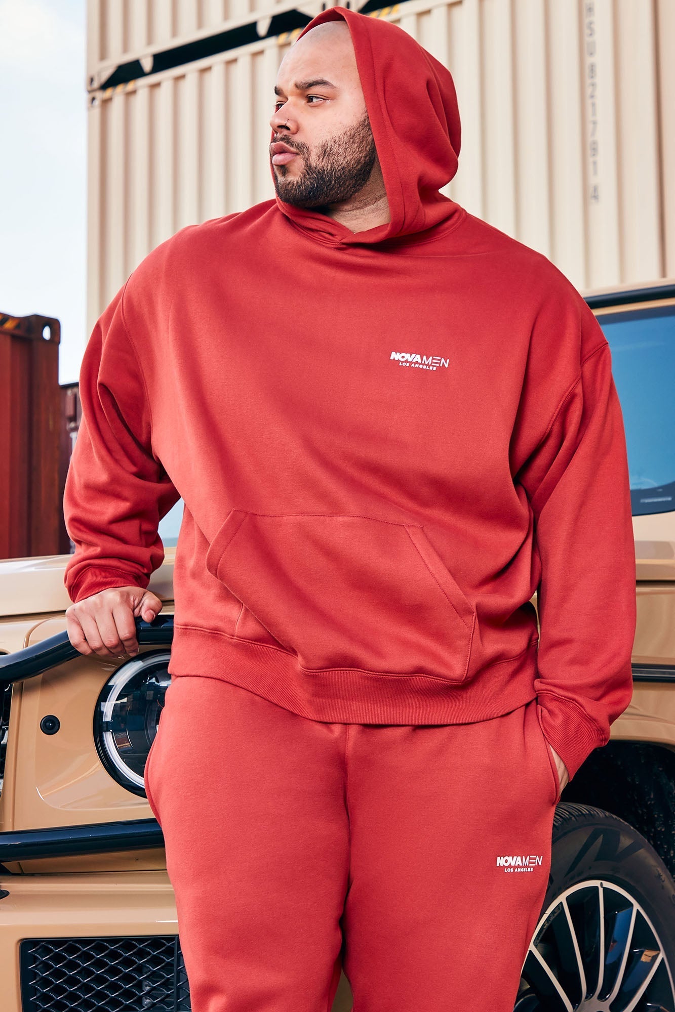 Tyson Everyday Oversized Hoodie - Burgundy
