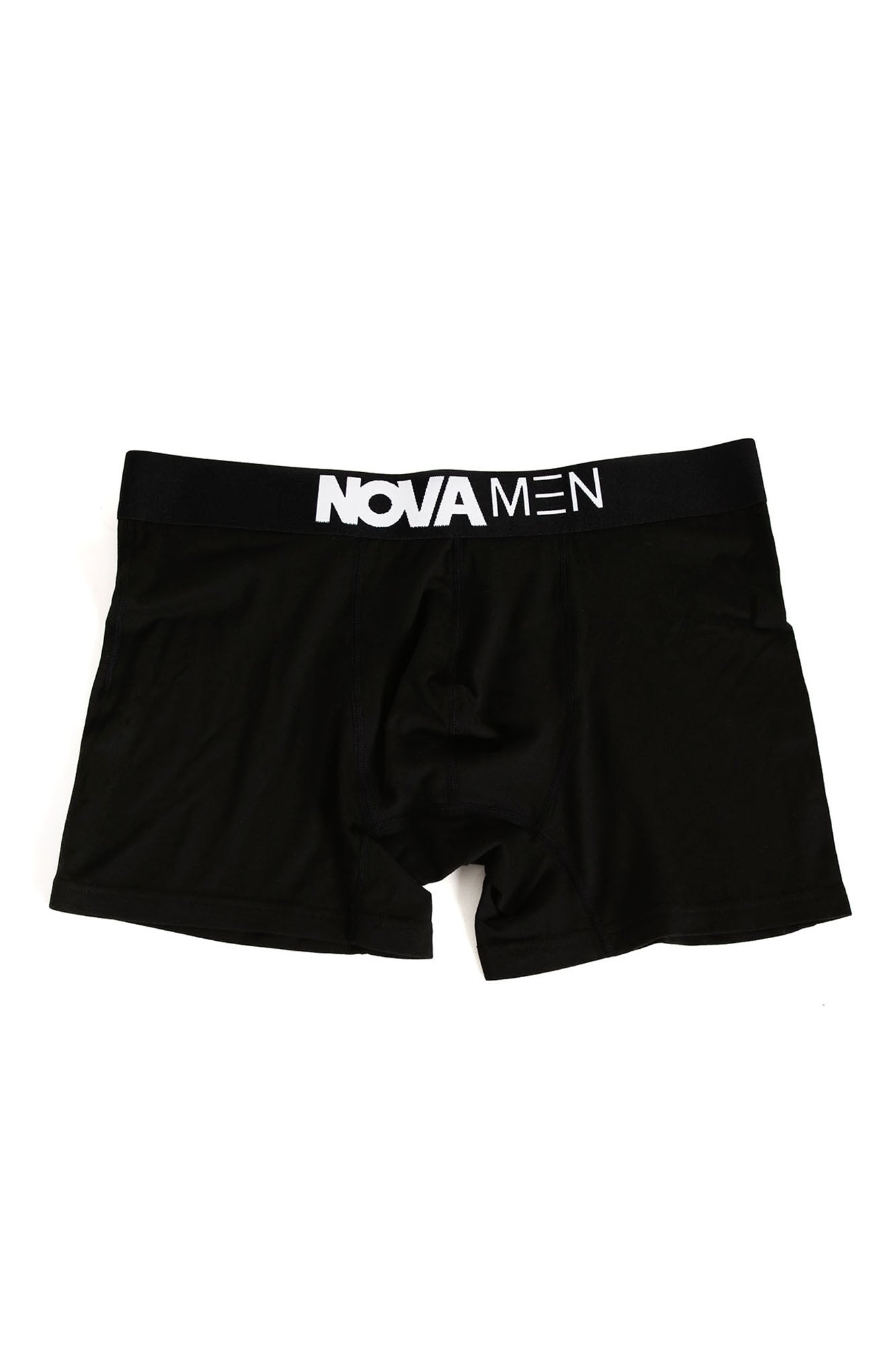 Novamen Repeat Logo Boxer Brief 3 Pack - Black
