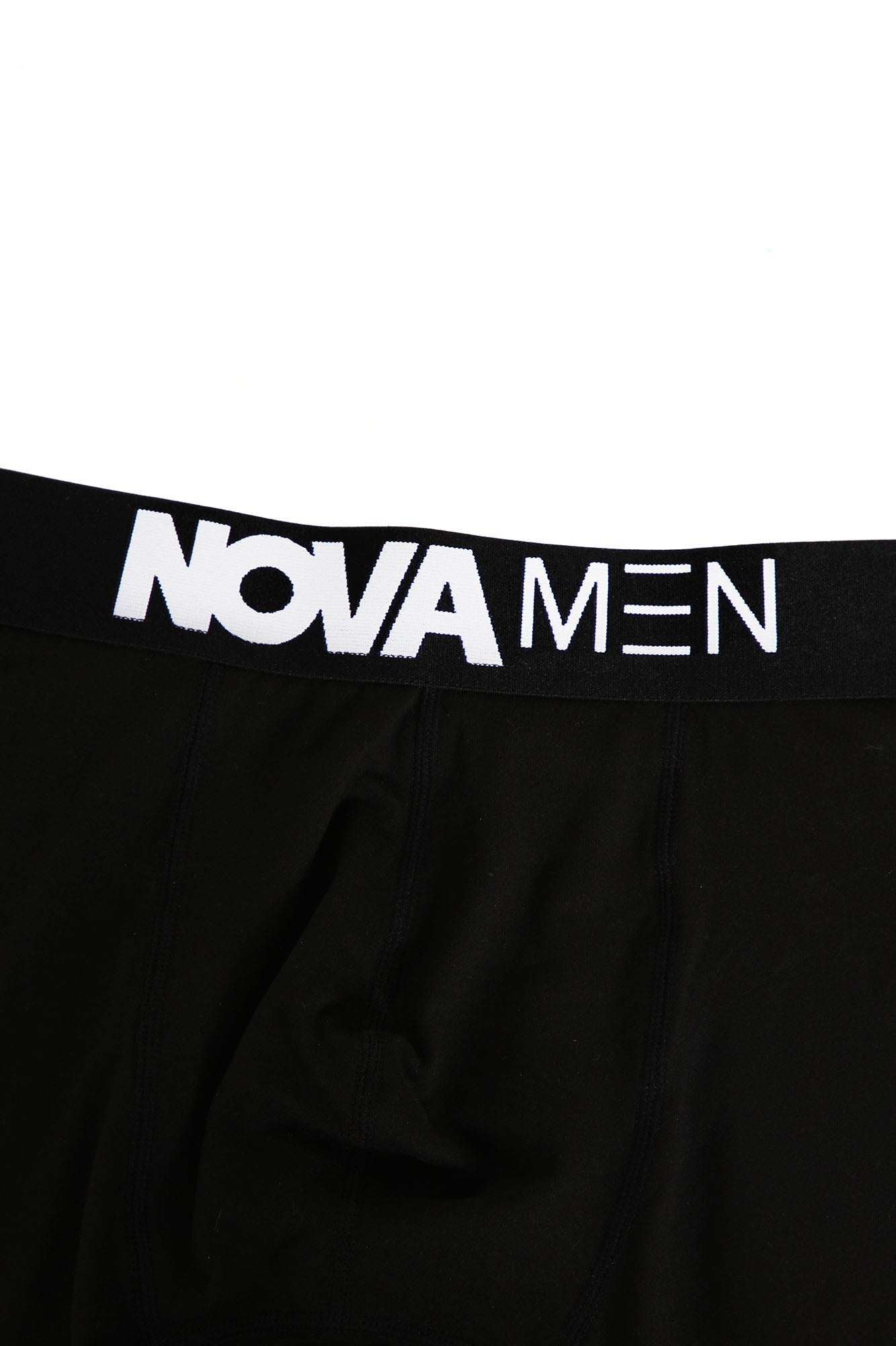 Novamen Repeat Logo Boxer Brief 3 Pack - Black