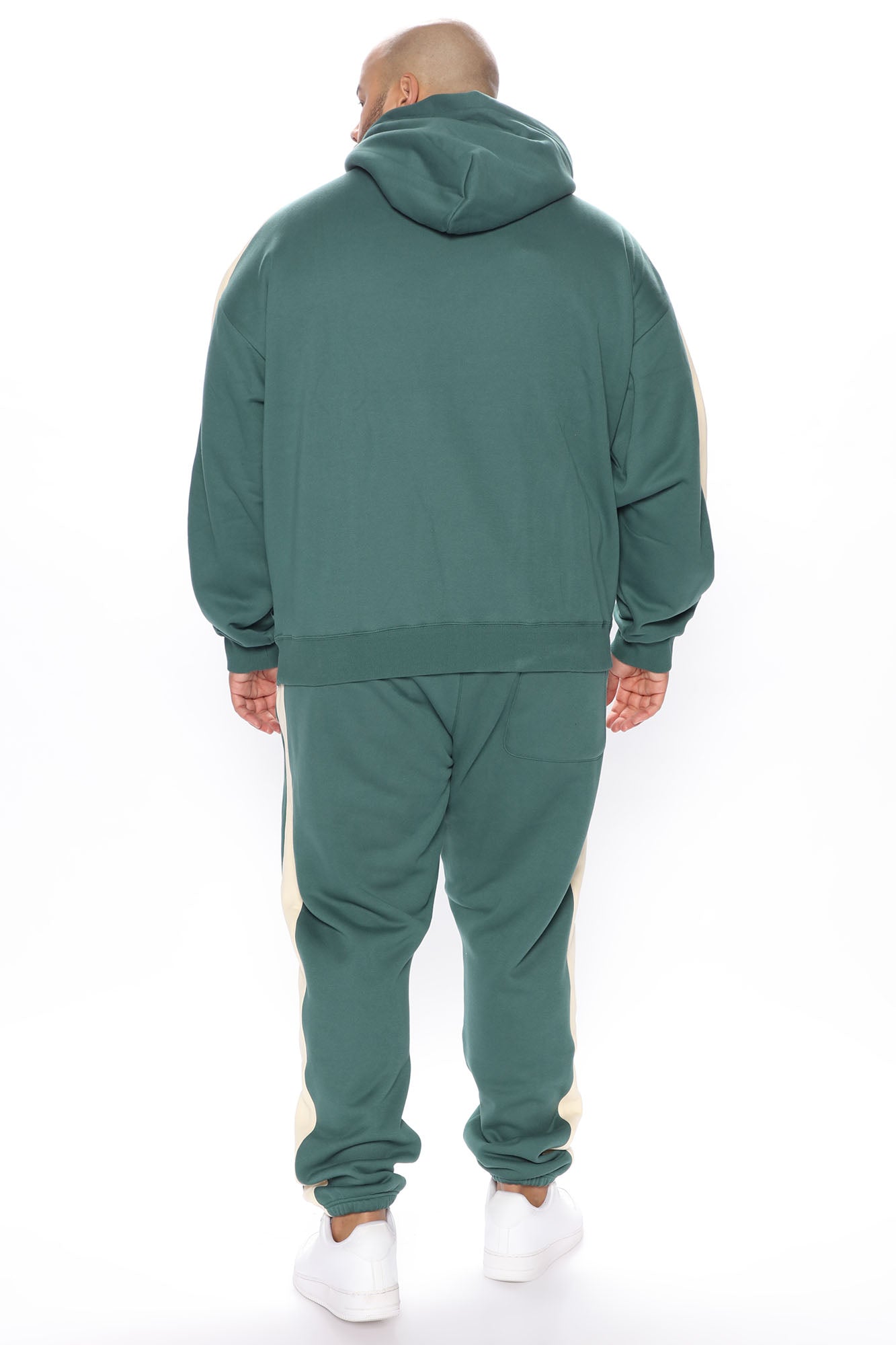 Tyson Everyday Oversized Striped Hoodie - Green/combo