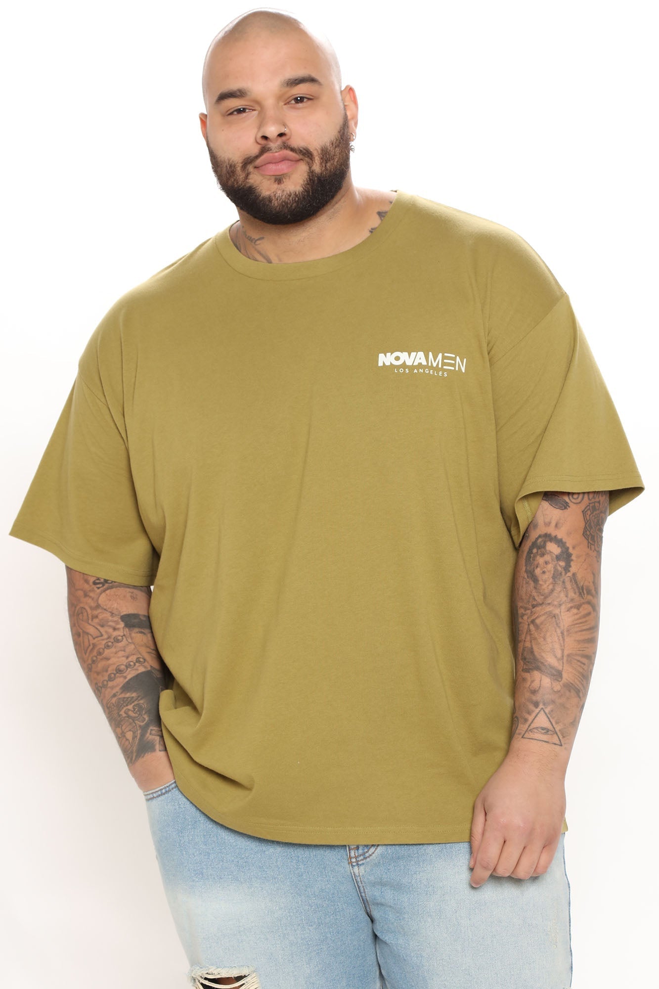 Novamen Short Sleeve Tee - Olive
