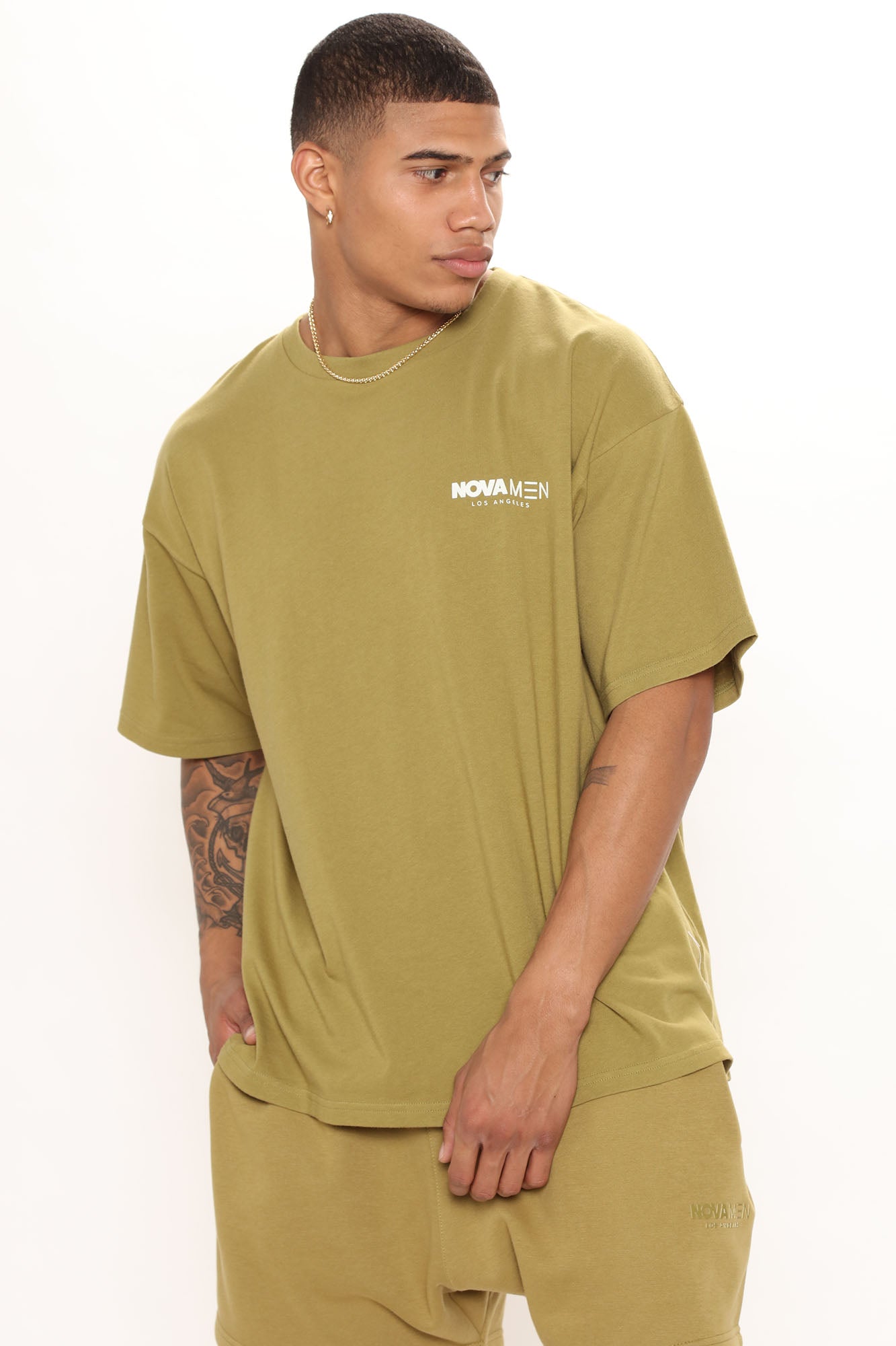 Novamen Short Sleeve Tee - Olive
