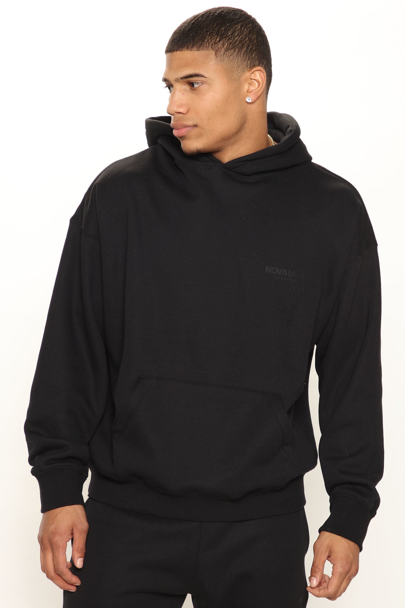 Tyson Everyday Oversized Hoodie - Black