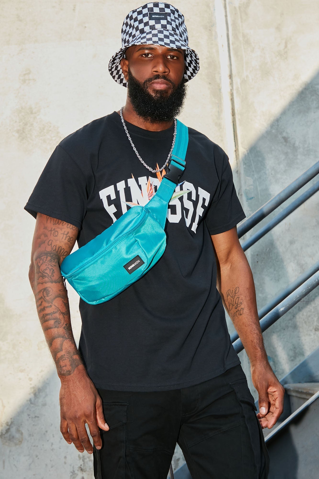 Novamen Sling Crossbody Bag - Teal