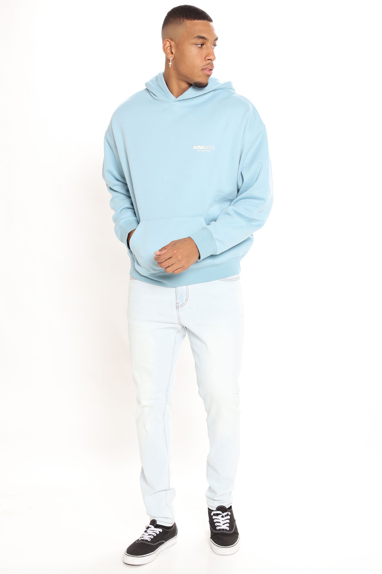 Tyson Everyday Oversized Hoodie - Light Blue