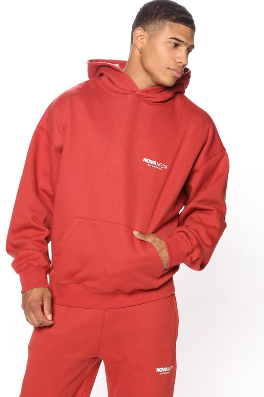 Tyson Everyday Oversized Hoodie - Burgundy