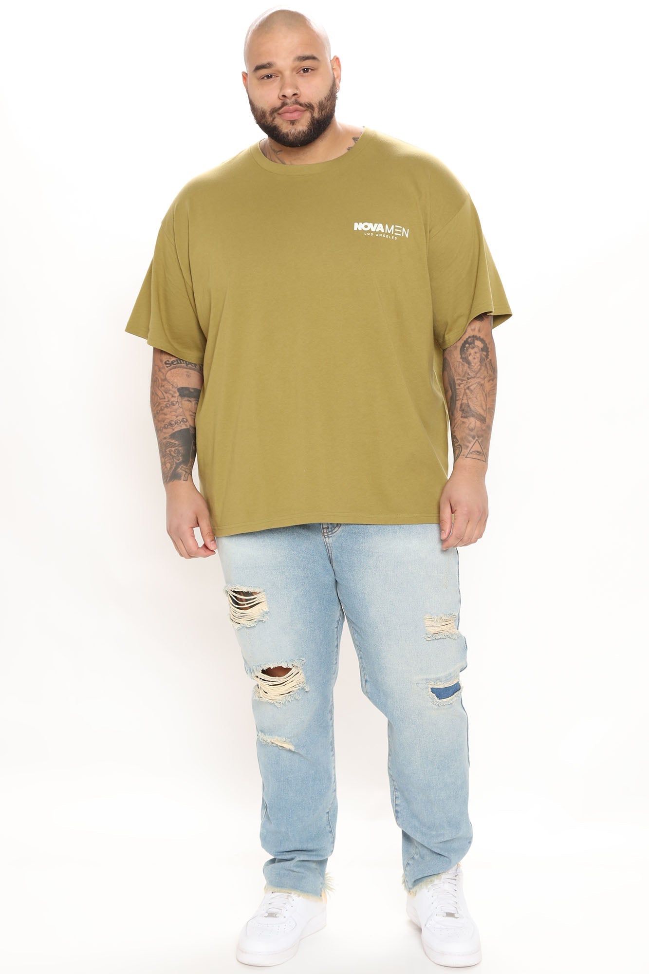 Novamen Short Sleeve Tee - Olive