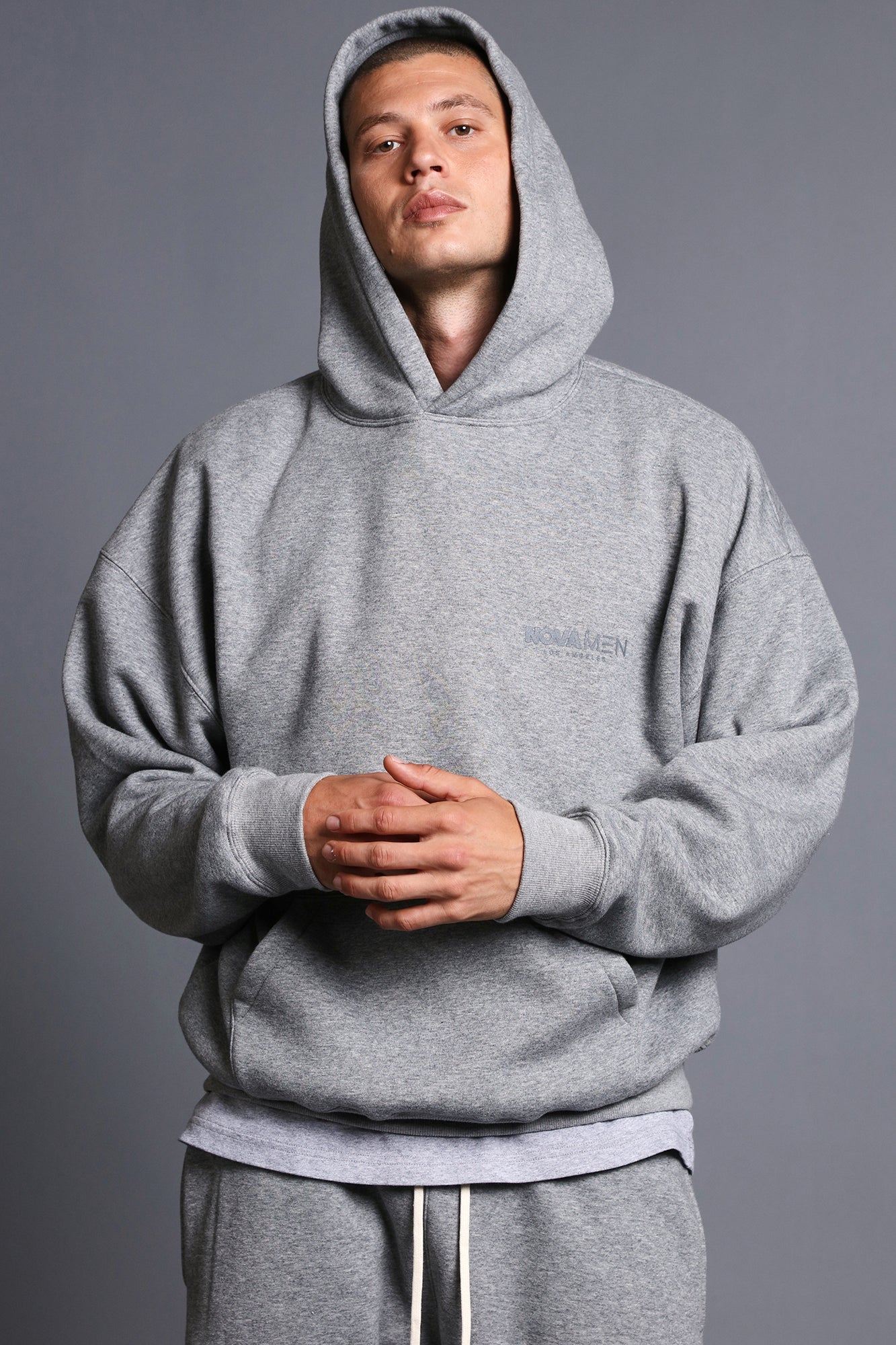 Tyson Everyday Oversized Hoodie - Heather Grey