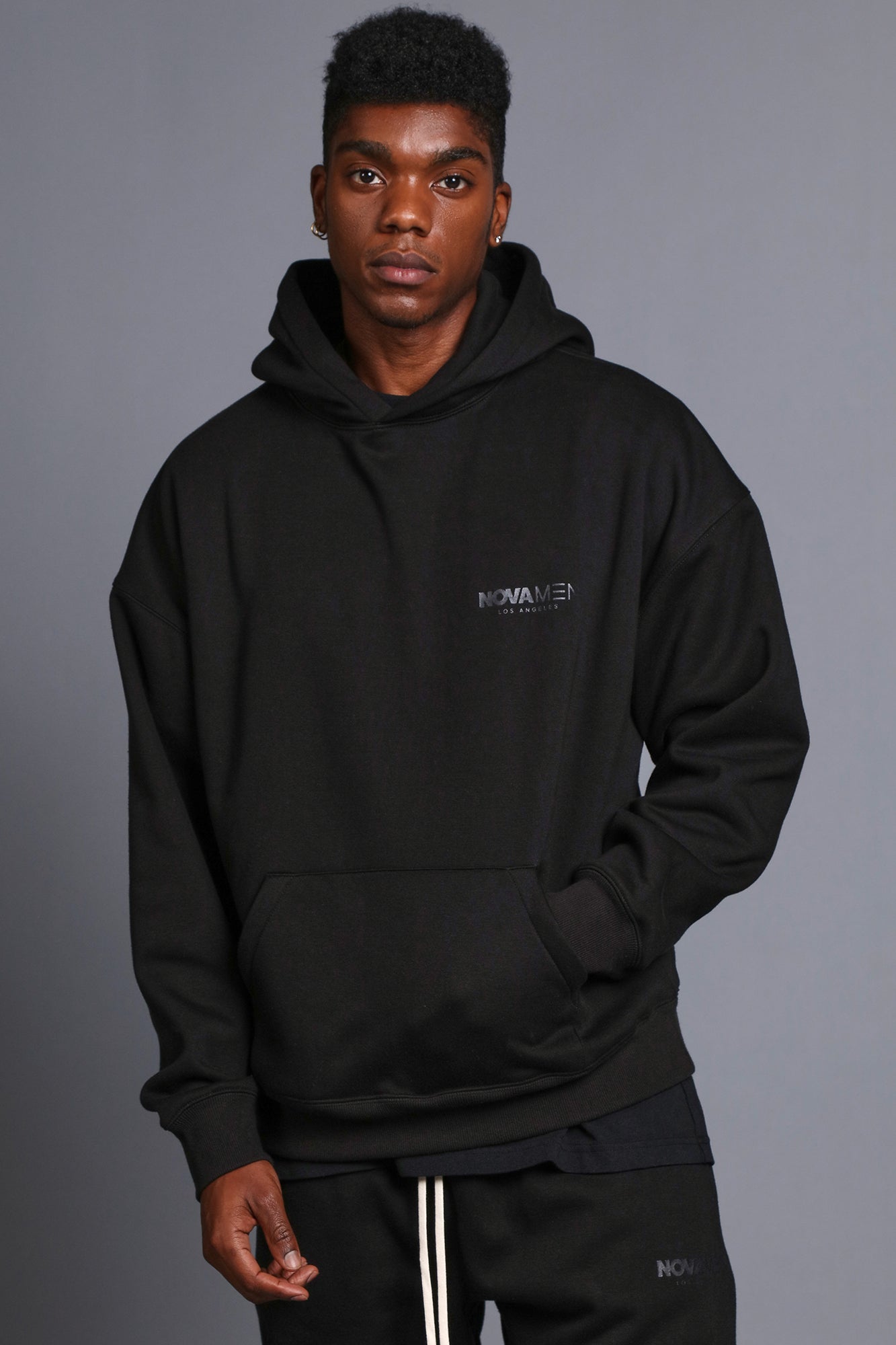 Tyson Everyday Oversized Hoodie - Black