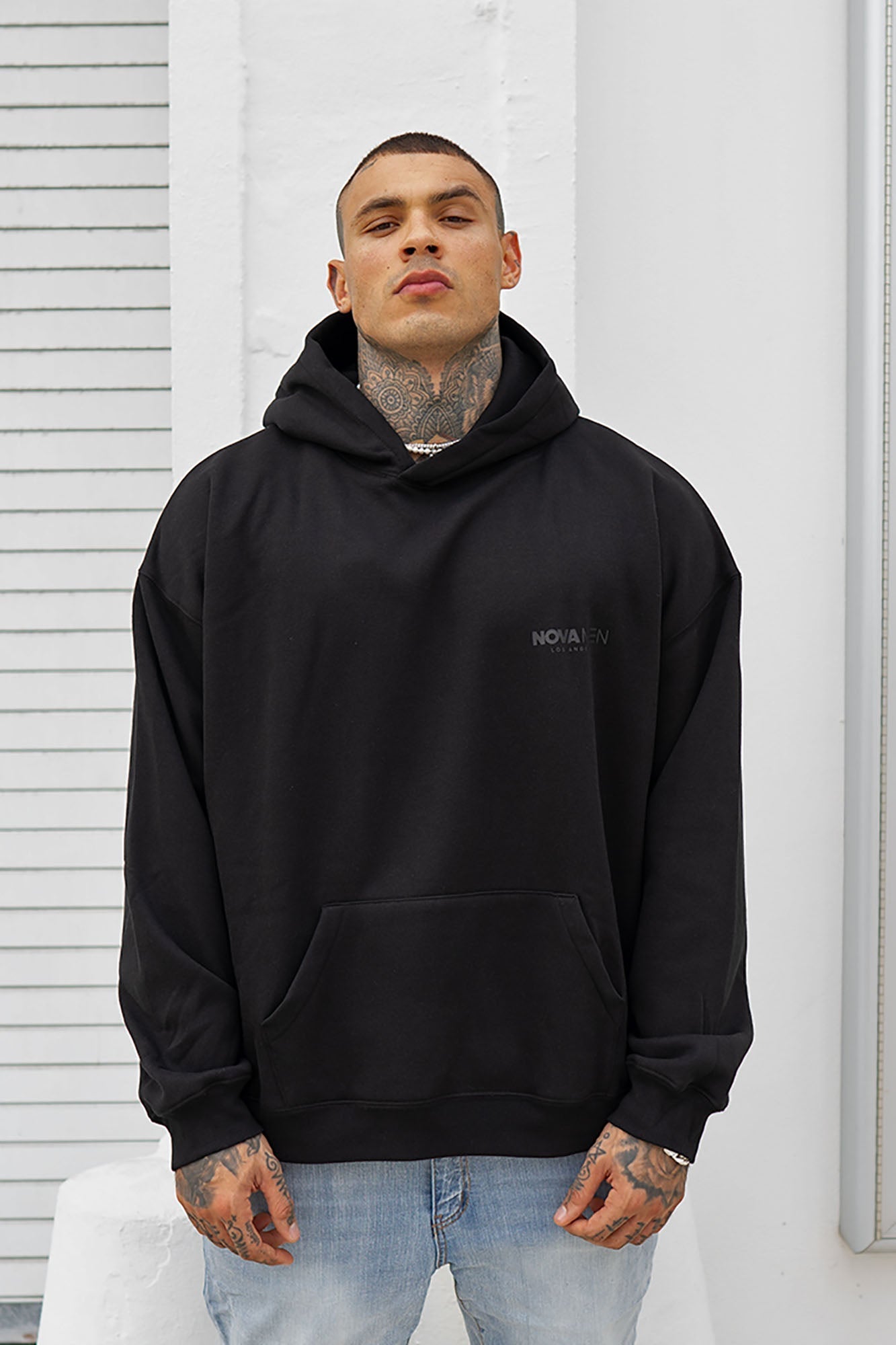 Tyson Everyday Oversized Hoodie - Black