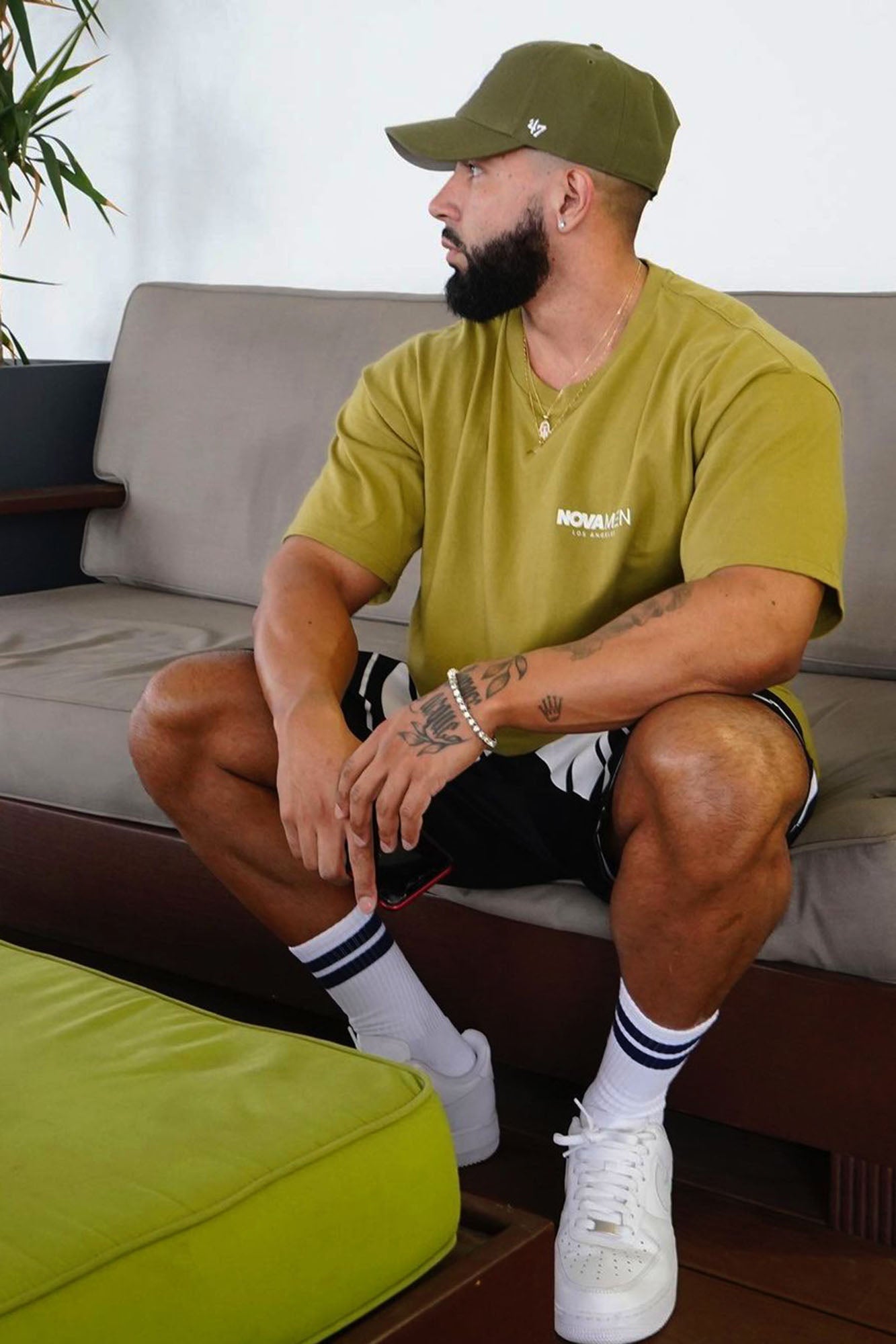 Novamen Short Sleeve Tee - Olive