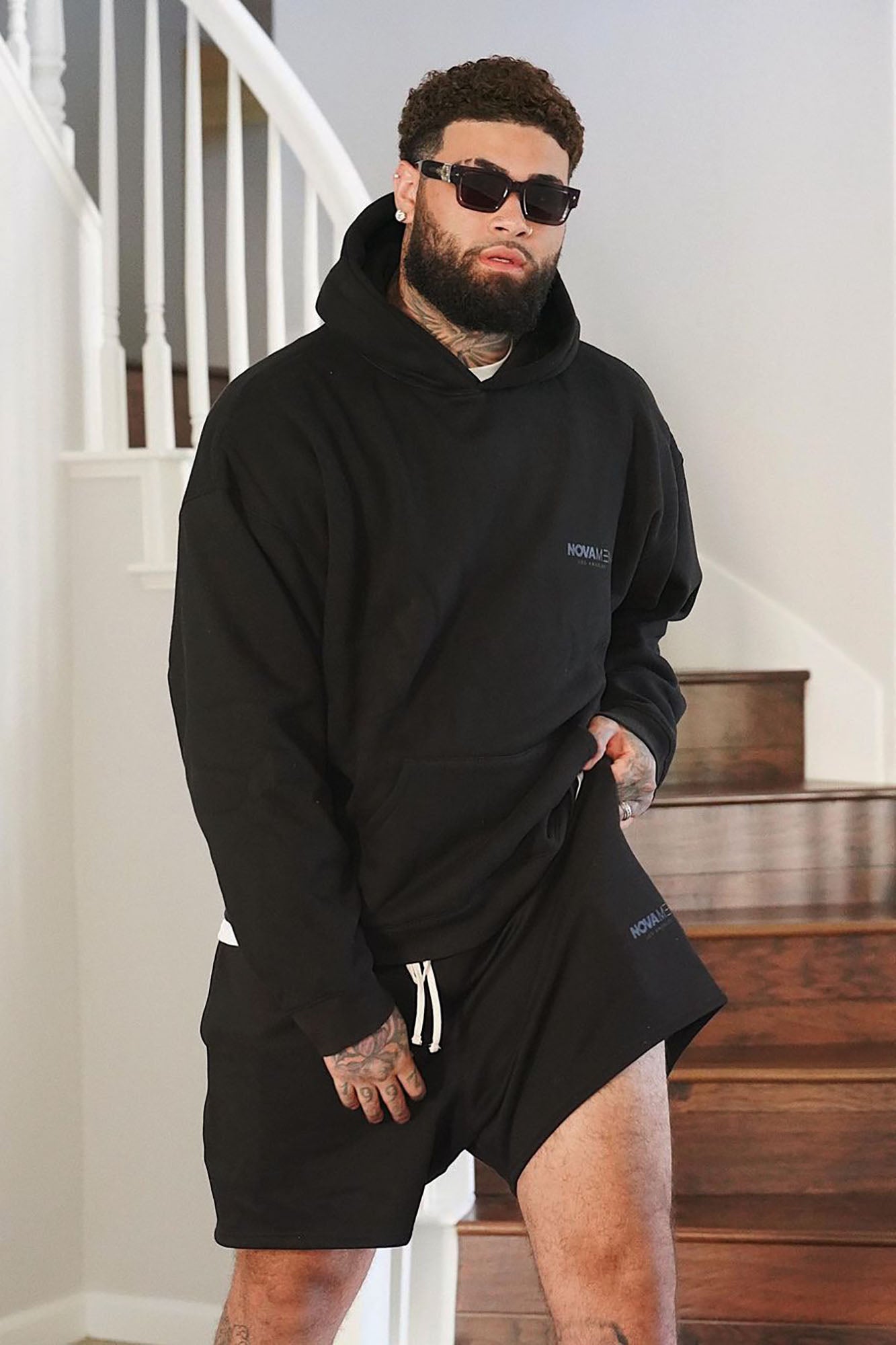 Tyson Everyday Oversized Hoodie - Black