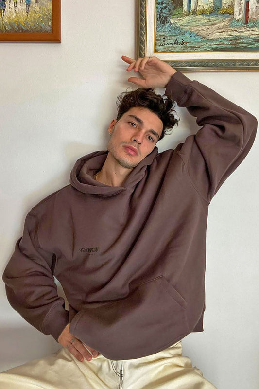 Tyson Everyday Oversized Hoodie - Brown