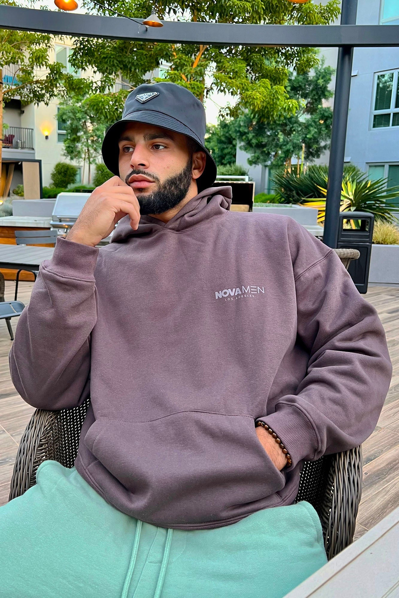 Tyson Everyday Oversized Hoodie - Brown