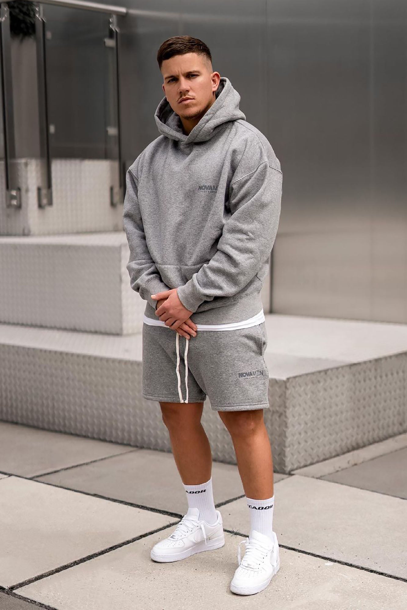 Tyson Everyday Oversized Hoodie - Heather Grey