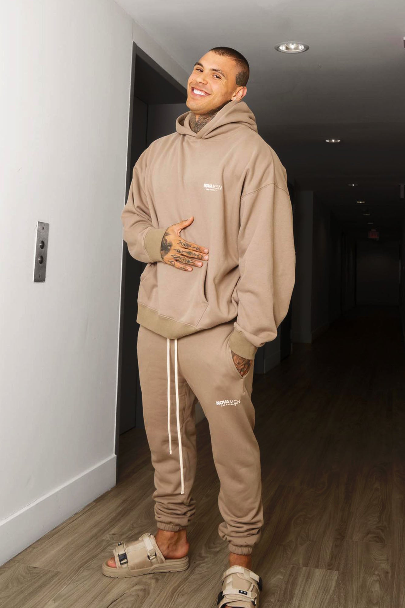 Tyson Everyday Oversized Hoodie - Taupe