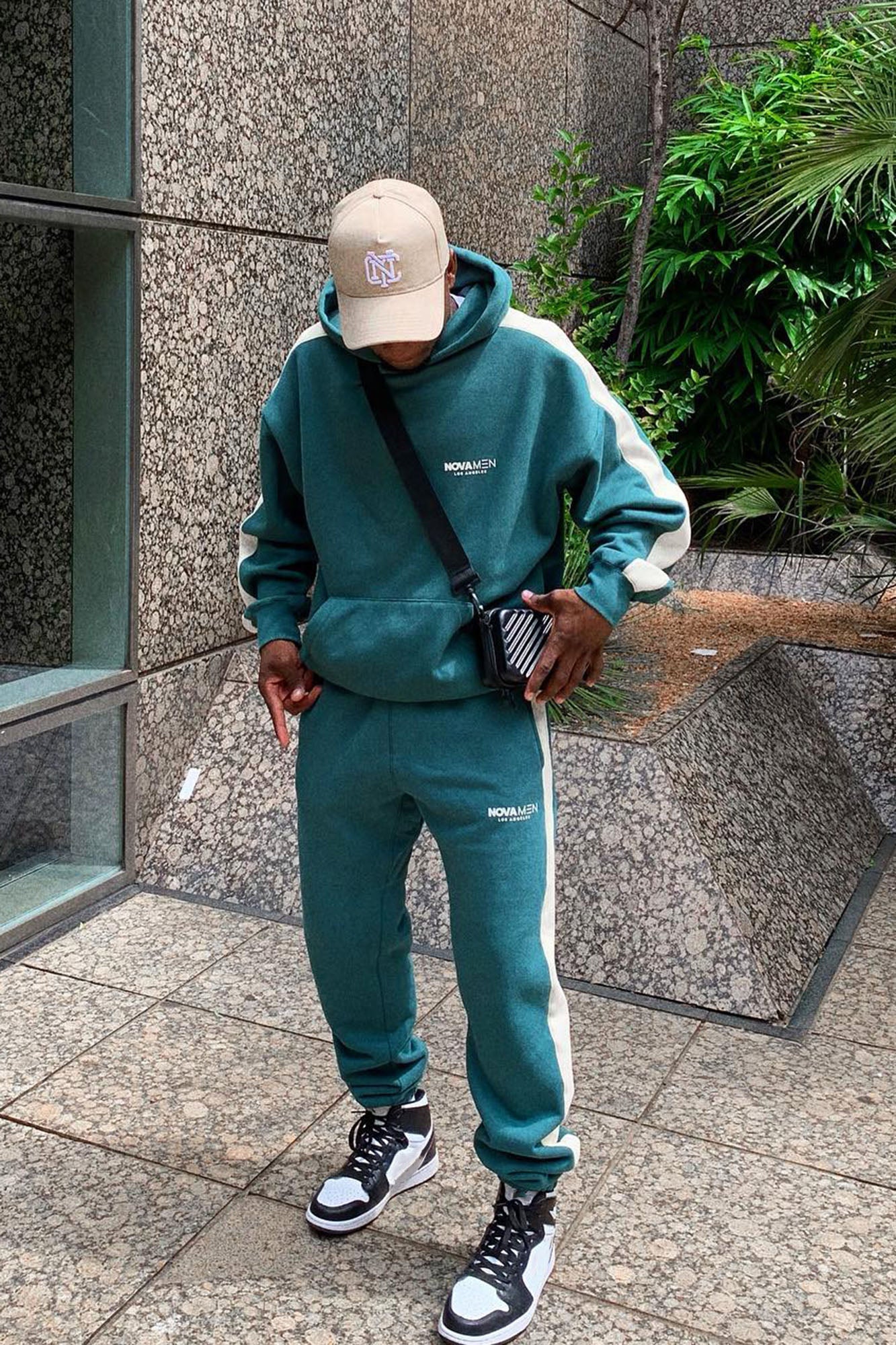 Tyson Everyday Oversized Striped Hoodie - Green/combo